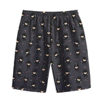 Little Ninja Pattern Print Cotton Shorts