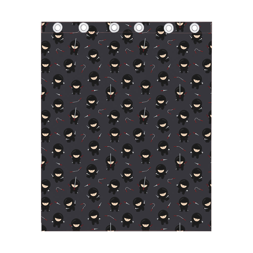 Little Ninja Pattern Print Curtain