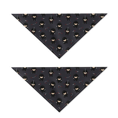 Little Ninja Pattern Print Dog Bandana