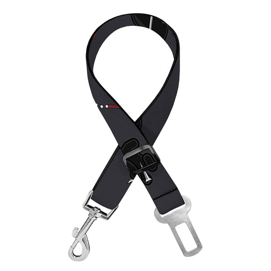 Little Ninja Pattern Print Dog Seat Belt