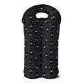Little Ninja Pattern Print Double Neoprene Wine Tote