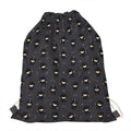 Little Ninja Pattern Print Drawstring Bag