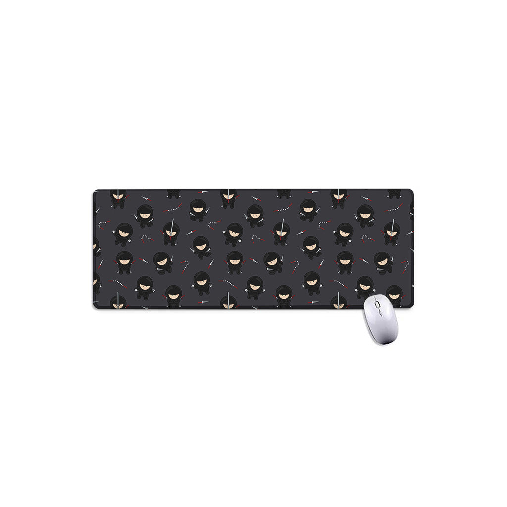 Little Ninja Pattern Print Extended Mouse Pad