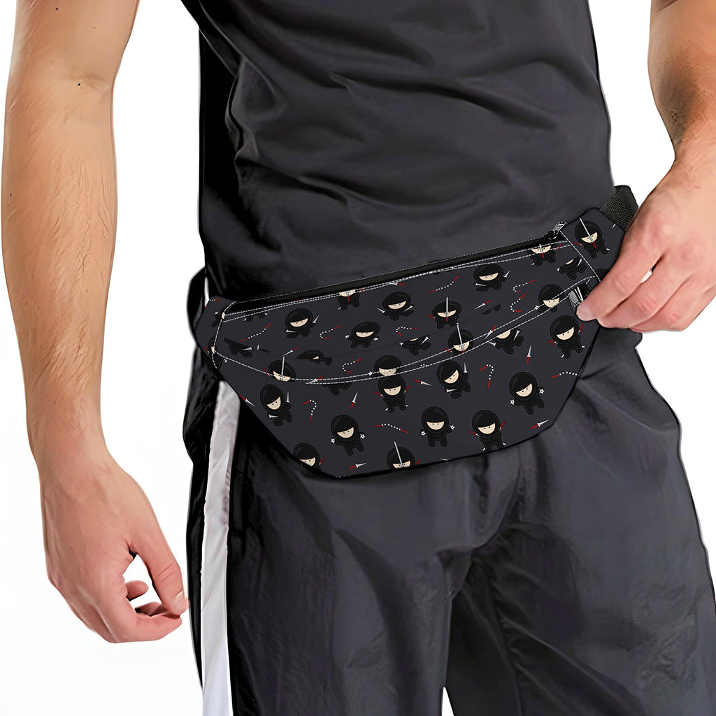 Little Ninja Pattern Print Fanny Pack