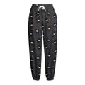 Little Ninja Pattern Print Fleece Lined Knit Pants