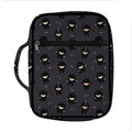 Little Ninja Pattern Print Front Pocket Bible Bag