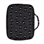 Little Ninja Pattern Print Front Pocket Bible Bag