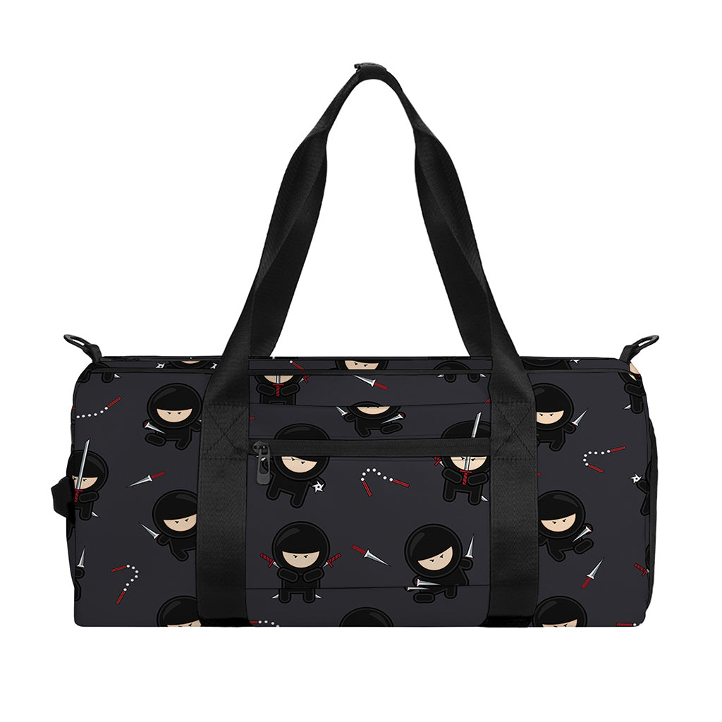 Little Ninja Pattern Print Gym Bag