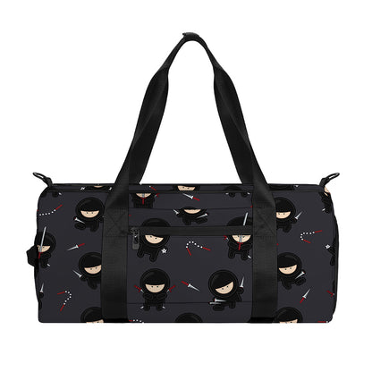 Little Ninja Pattern Print Gym Bag