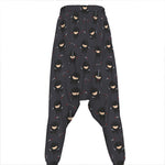 Little Ninja Pattern Print Hammer Pants