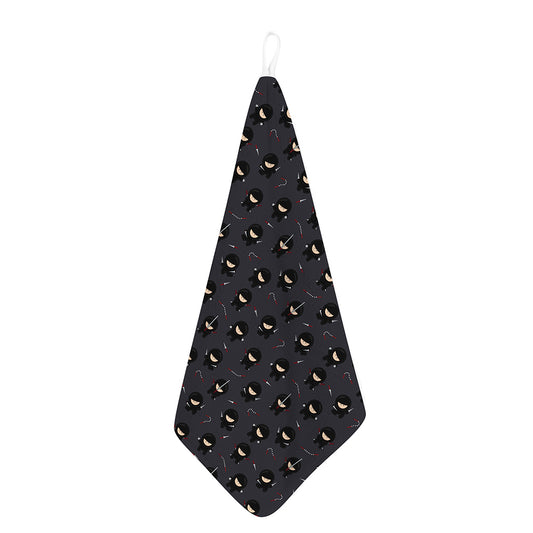 Little Ninja Pattern Print Hand Towel