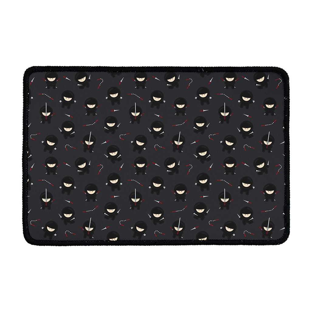 Little Ninja Pattern Print Kitchen Mat