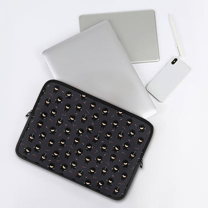 Little Ninja Pattern Print Laptop Sleeve