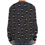 Little Ninja Pattern Print Long Sleeve Baseball Jersey