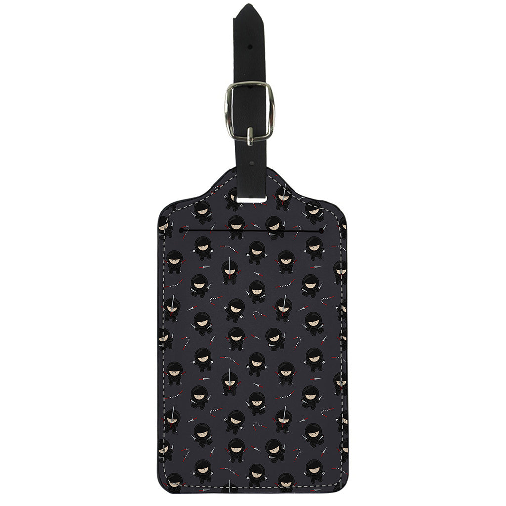 Little Ninja Pattern Print Luggage Tag