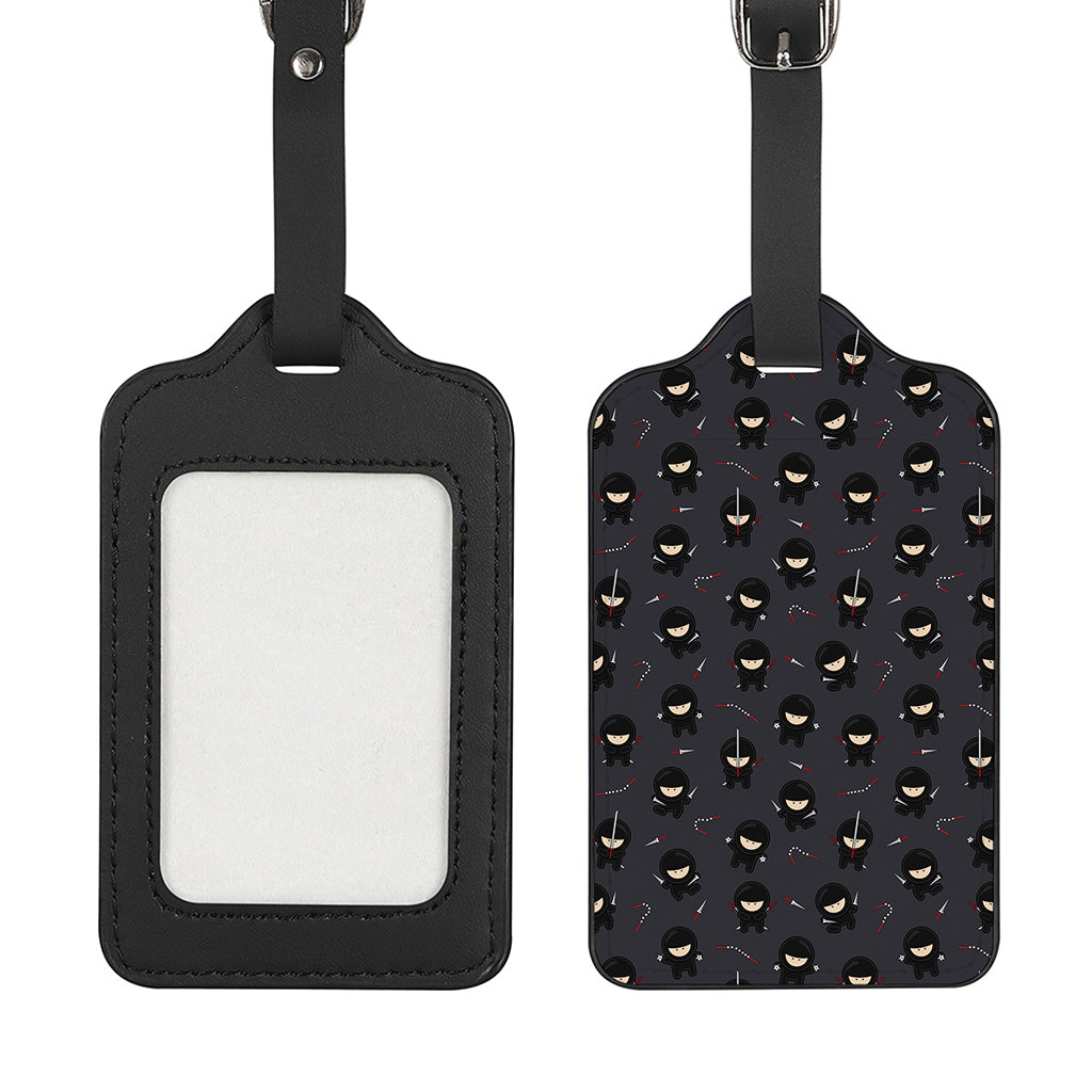 Little Ninja Pattern Print Luggage Tag