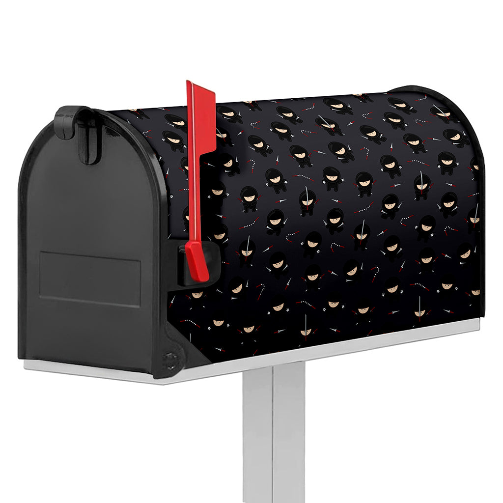 Little Ninja Pattern Print Mailbox Cover