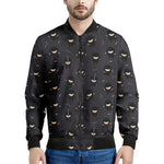 Little Ninja Pattern Print Men's Bomber Jacket