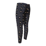 Little Ninja Pattern Print Men's Compression Pants