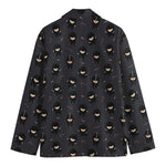 Little Ninja Pattern Print Men's Cotton Blazer