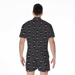 Little Ninja Pattern Print Men's Rompers