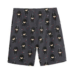 Little Ninja Pattern Print Men's Sports Shorts