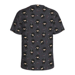 Little Ninja Pattern Print Men's Sports T-Shirt