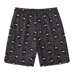 Little Ninja Pattern Print Men's Swim Trunks