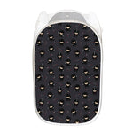 Little Ninja Pattern Print Mesh Laundry Hamper