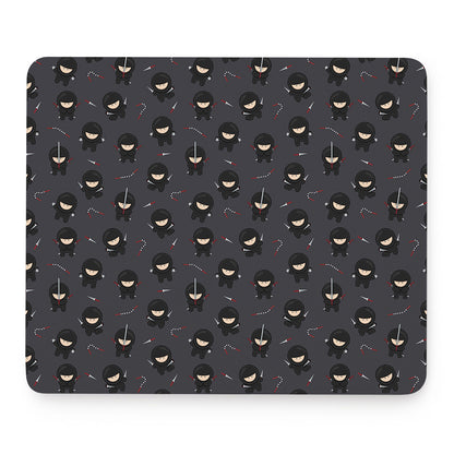 Little Ninja Pattern Print Mouse Pad