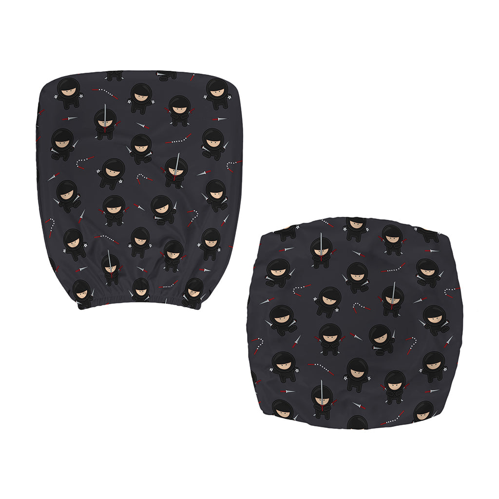 Little Ninja Pattern Print Office Chair Cover