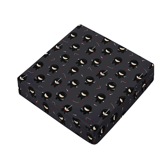 Little Ninja Pattern Print Outdoor Seat Cushion Cover