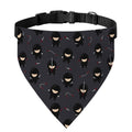 Little Ninja Pattern Print Over The Collar Dog Bandana