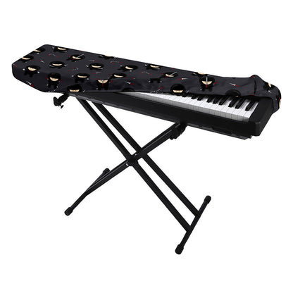 Little Ninja Pattern Print Piano Keyboard Cover