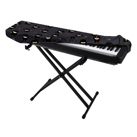 Little Ninja Pattern Print Piano Keyboard Cover