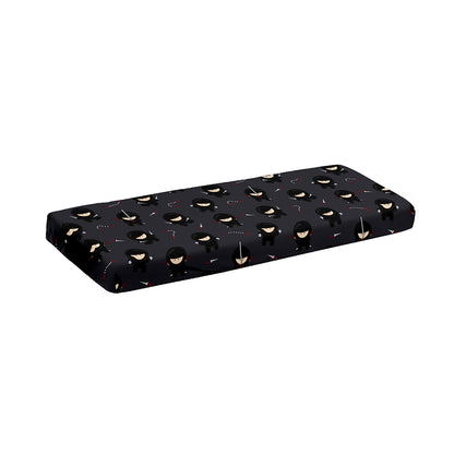 Little Ninja Pattern Print Piano Keyboard Cover