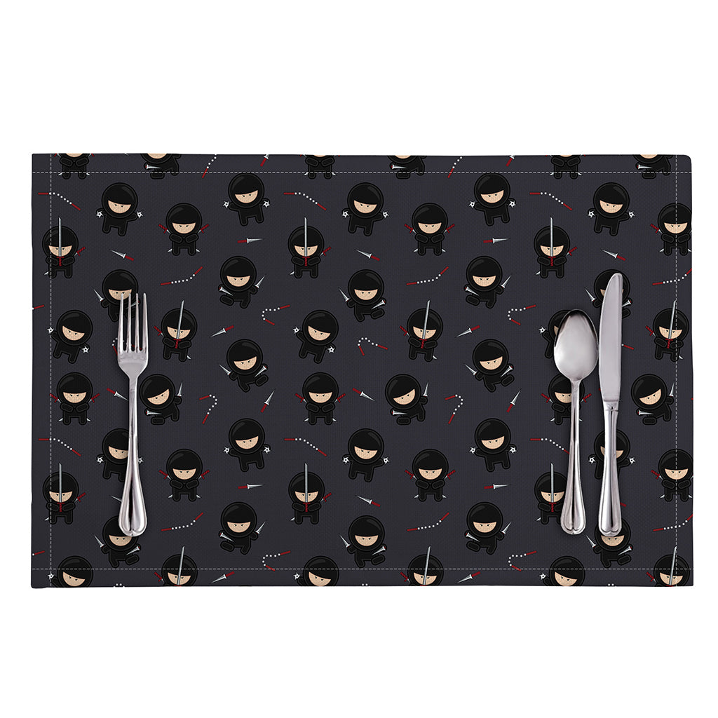 Little Ninja Pattern Print Placemat