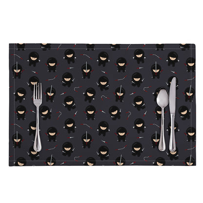 Little Ninja Pattern Print Placemat