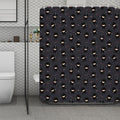 Little Ninja Pattern Print Polyester Shower Curtain
