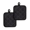 Little Ninja Pattern Print Pot Holders