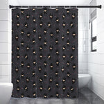 Little Ninja Pattern Print Premium Shower Curtain