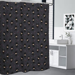Little Ninja Pattern Print Premium Shower Curtain