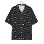 Little Ninja Pattern Print Rayon Hawaiian Shirt