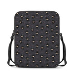 Little Ninja Pattern Print Rectangular Crossbody Bag