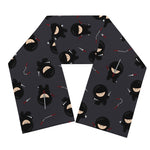 Little Ninja Pattern Print Scarf