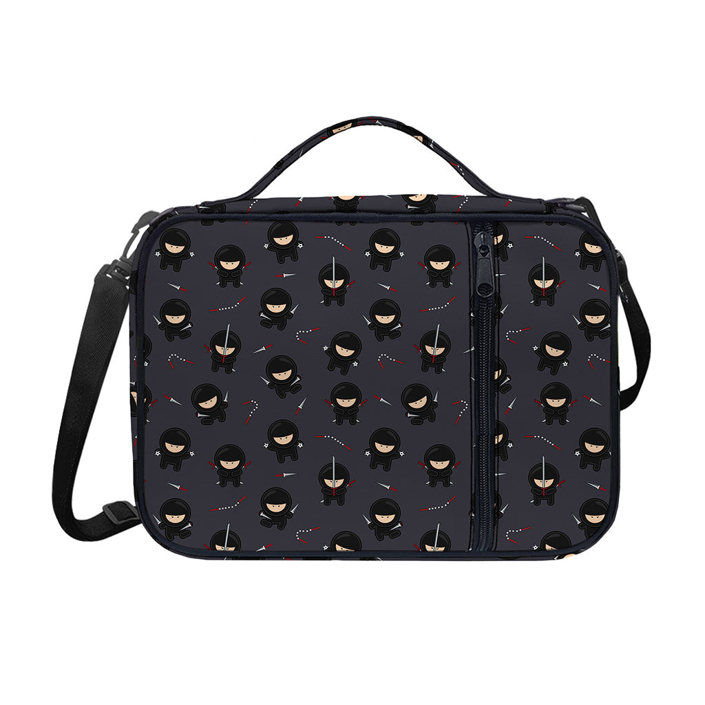 Little Ninja Pattern Print Shoulder Strap Bible Bag