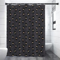 Little Ninja Pattern Print Shower Curtain