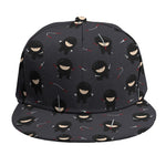 Little Ninja Pattern Print Snapback Cap