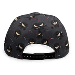 Little Ninja Pattern Print Snapback Cap