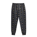 Little Ninja Pattern Print Sweatpants